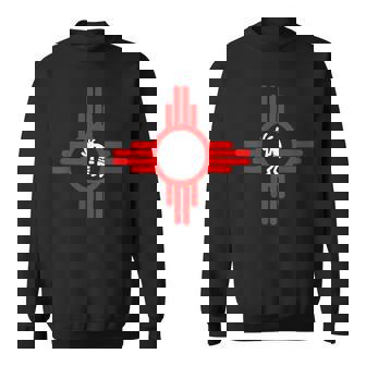 Zia Icon New Mexico Kokopelli Danseuse Légende Sweater e - Cadeauxyz