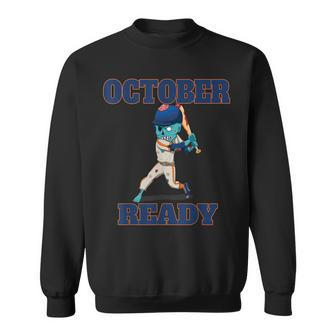 Zombie Baseball Player October Ready T Boys Sweatshirt - Monsterry AU