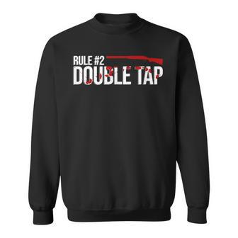 Zombie Rule 2 Double Tap Sweatshirt - Monsterry AU