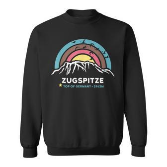 Zugspitze Berg Germany Garmisch Hiking Souvenir Sweatshirt - Geschenkecke