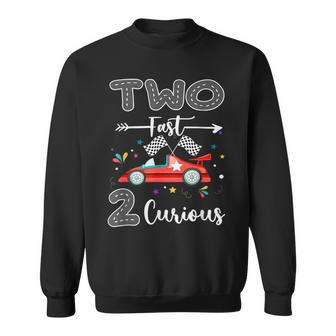 Zwei Fast 2 Curious Racing Geschenke Zum 2 Birthday Sweatshirt - Seseable