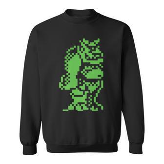 Zx Spectrum Green Troll Bridge 2 3 Ql 8-Bit Retro Gaming Sweatshirt - Monsterry