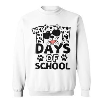 100 Days Of School Dalmatian Dog Boy Kid 100Th Day Of School Sweatshirt - Monsterry AU