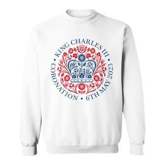 2023 Coronation King Charles Uk British Crown Emblem Logo Sweatshirt - Monsterry AU