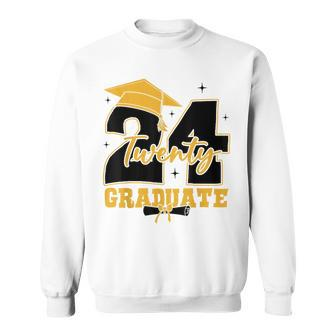 2024 Graduate Class Of 2024 Senior High School Graduation Sweatshirt - Monsterry AU