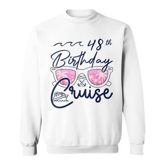 48Th Birthday Cruise Squad 2024 Matching Party Family Sweatshirt - Seseable