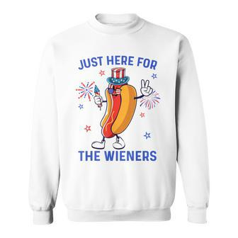 4Th Of July Wieners Usa American Flag Patriotic Boys Sweatshirt - Monsterry UK