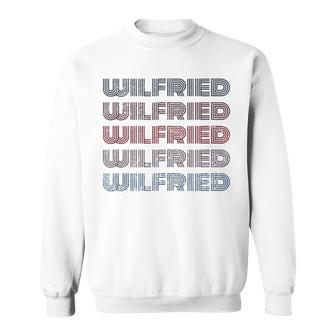 70S Vintage Personalized First Name Wilfried Sweatshirt - Monsterry CA