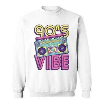 90S Vibe 1990S Music Lover Nineties Costume Party Retro 90S Sweatshirt - Monsterry
