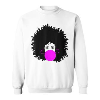 Afro Curly Natural Hair African American Black Women Sweatshirt - Monsterry DE