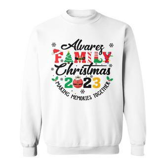 Alvarez Family Name Christmas Matching Surname Xmas Sweatshirt - Seseable