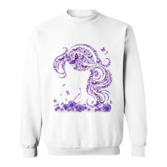 Alzheimers Wear Purple Alzheimer's Awareness 2024 Sweatshirt - Monsterry DE