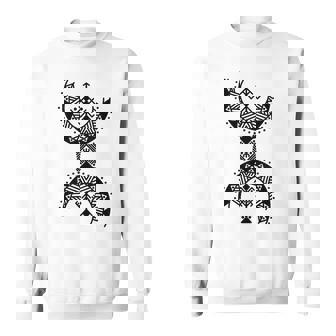 Amazigh Yaz Avec Motifs Berbères Symbole Traditionnel Imazighen Sweater e - Cadeauxyz