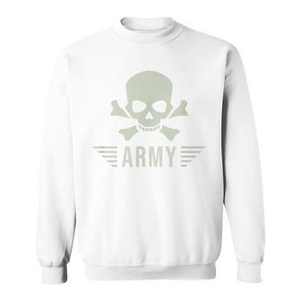 American Skull Tactical For Military Army Sweatshirt - Monsterry