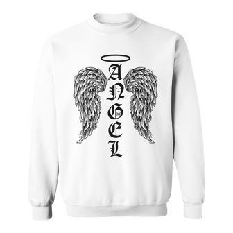 Angel Wings Halo Feathers God Awesome Sweatshirt - Thegiftio UK
