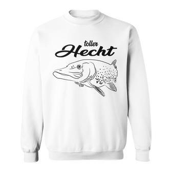 Angler Angeln Fischer Papa Opa Mann Geschenk Petri Heil Sweatshirt - Geschenkecke