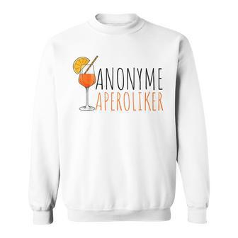 Anonyme Aperoliker Sprizz Sweatshirt - Geschenkecke