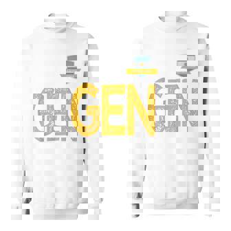 Argentina Human-Flag Letter G And Letter E And N Argentina Sweatshirt - Seseable