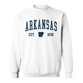 Arkansas Map 1836 Vintage Souvenirs Arkansas Sweatshirt - Monsterry DE
