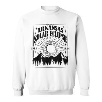 Arkansas Total Solar Eclipse 2024 Astrology Event Sweatshirt | Mazezy UK