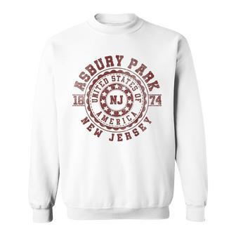 Asbury Park Nj New Jersey Vintage City Apparels Sweatshirt - Thegiftio UK