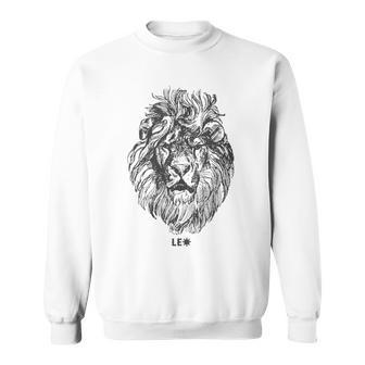 August Birthday Leo Lion Pride Graphic Zodiac Sweatshirt - Monsterry DE