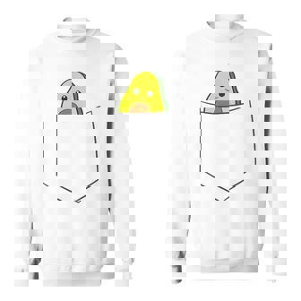 Avocado In The Pocket Vegan Food Avocado In Pocket Sweatshirt - Thegiftio UK