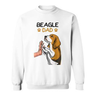 Beagle Dog Dad Sweatshirt - Seseable