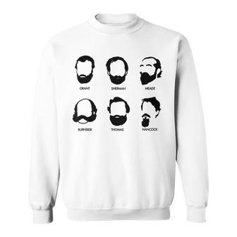 Beards And Generals American Civil War Union Sweatshirt - Monsterry DE
