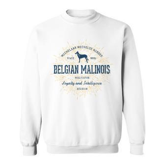 Belgian Malinois Vintage Belgian Shepherd Malinois Sweatshirt - Seseable