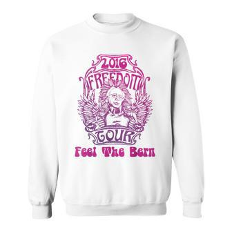 Bernie Sanders T Retro Hippy Cool Feel The Bern Sweatshirt - Monsterry DE