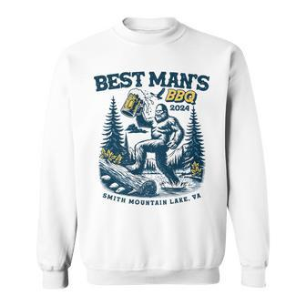 Best Man's Bbq 2024 Smith Mountain Lake Bigfoot Sweatshirt - Seseable