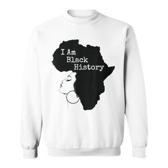 I Am Black History Month Black Woman African Pride Sweatshirt - Thegiftio UK