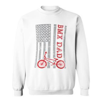 Bmx Dad Patriot Freestyle Bike Father's Day Usa Sweatshirt - Monsterry DE