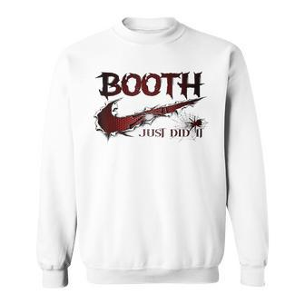 Booth Family Name Booth Last Name Team Sweatshirt - Seseable