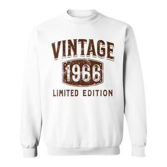 Born In 1966 Limited Edition Birthday Vintage 1966 Sweatshirt - Monsterry