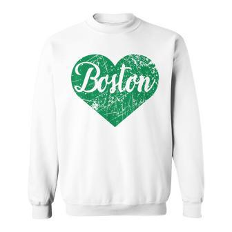 Boston Heart Sweatshirt - Seseable