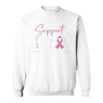 Breast Cancer Warrior Support Squad Breast Cancer Awareness Sweatshirt - Monsterry DE