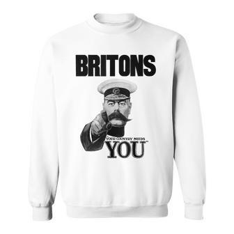 Britons Your Country Needs You Lord Kitchener Sweatshirt - Thegiftio UK