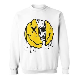 Im Broken Skull 2 Sided Invisible Illness I'm Ok Broken Sweatshirt - Monsterry UK