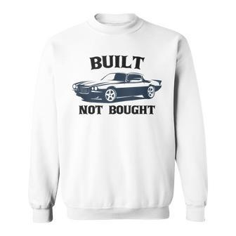 Built-Not-Bought Mechanical Muscle Cars Vintage Graphic Mens Sweatshirt - Monsterry UK