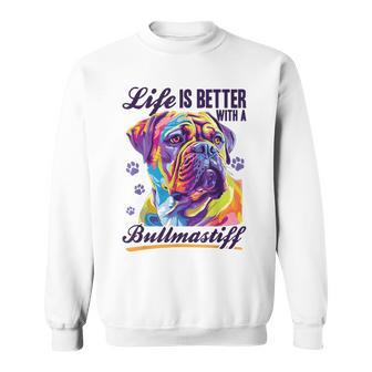 Bullmastiff Hunderasse Das Leben Ist Besser Mit Einem Bullmastiff Sweatshirt - Seseable