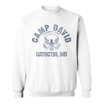 Camp David Presidential Retreat Vintage Distressed Graphic Sweatshirt - Monsterry UK