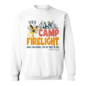 Camp Firelight Vacation Bible School Vbs 2024 Summer Camp Sweatshirt - Monsterry UK