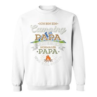 Camping Papa Wie Ein Normaler Papa Nur Cooler Zelten Camper Kapuzenjacke Sweatshirt - Geschenkecke