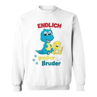 Children's Endlich Großer Bruder 2023 Announce Dino 80 Sweatshirt - Seseable