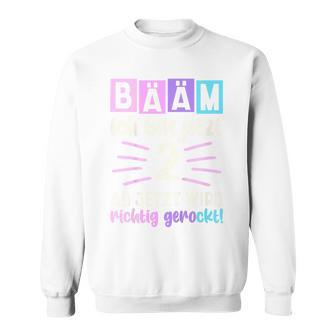 Children's Ich Bin Jetzt 2 Geburtstag German Language Sweatshirt - Seseable