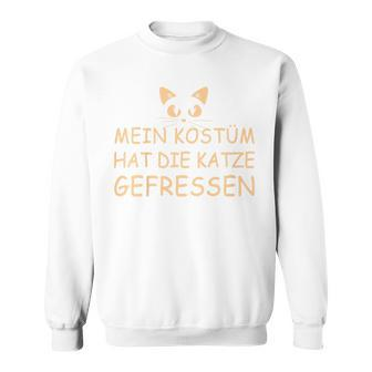 Children's Mein Kostüm Hat Die Katze Gefressen Cool Sweatshirt - Seseable