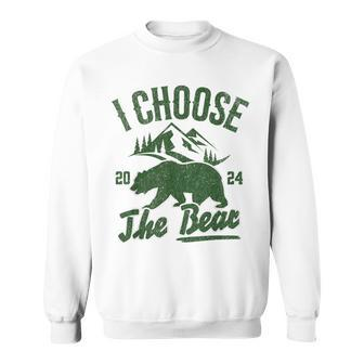 I Choose The Bear 2024 Sweatshirt | Mazezy