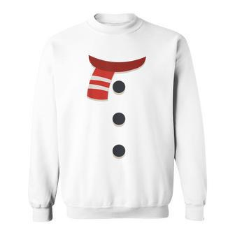 Christmas Snowman Frosty Snowman Costume Fun Snow Sweatshirt - Monsterry